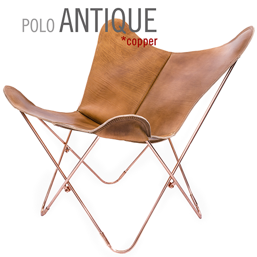 Polo Antique Butterfly Leather Chair