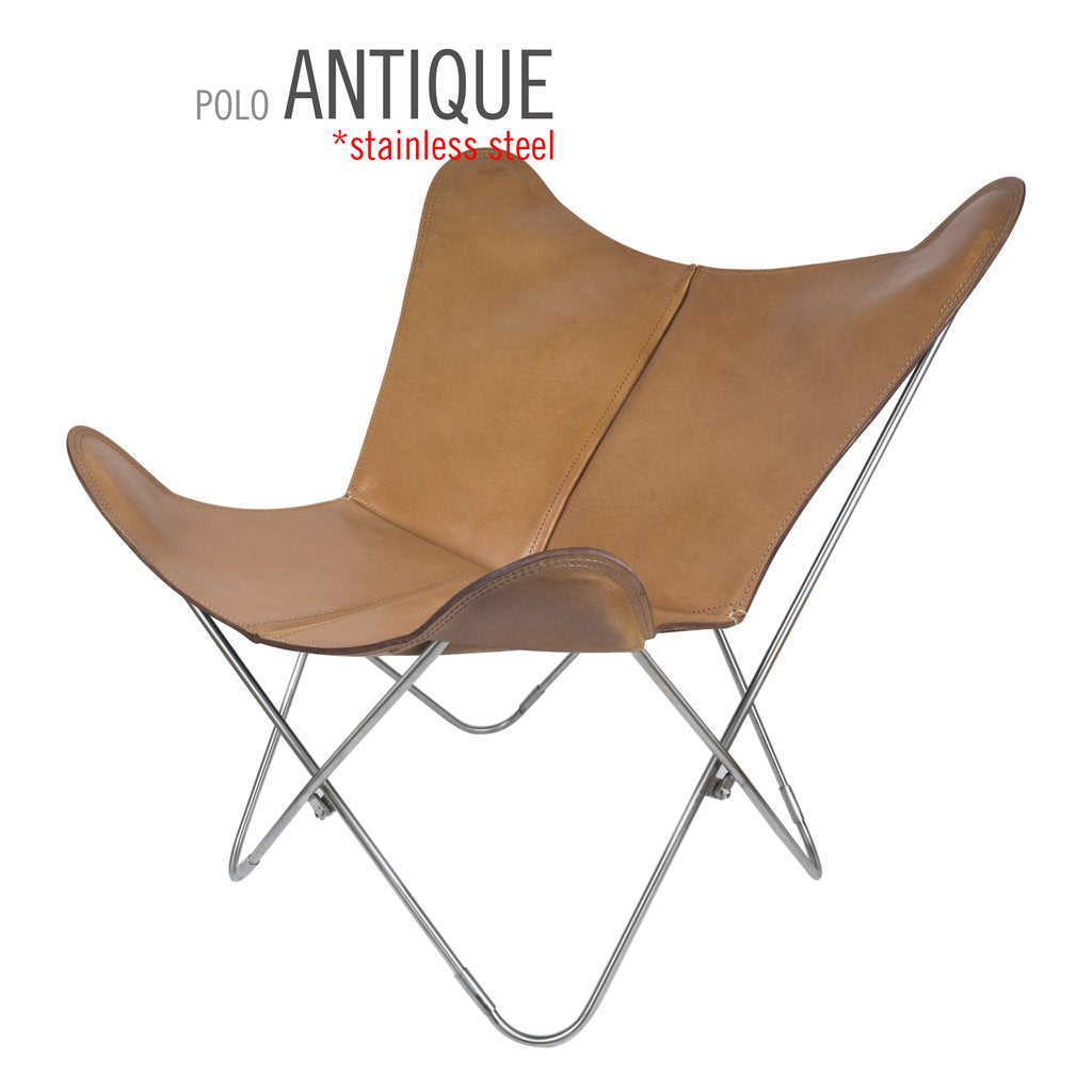 Polo Antique Butterfly Leather Chair