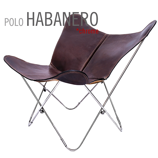 Polo Habanero Butterfly Leather Chair