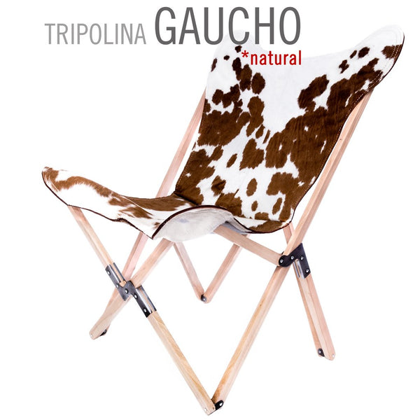 Tripolina Gaucho Cowhide Leather Chair
