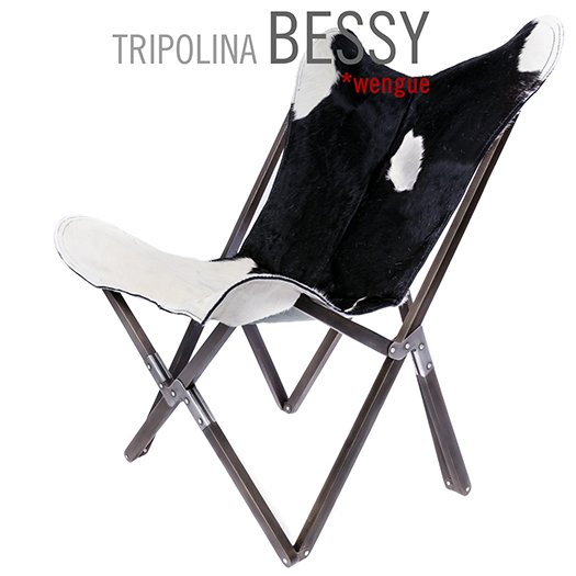 Tripolina Bessy Cowhide Leather Chair