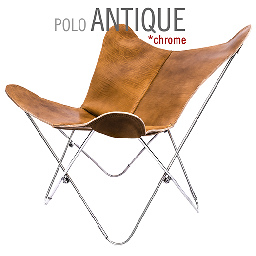 Polo Antique Butterfly Leather Chair