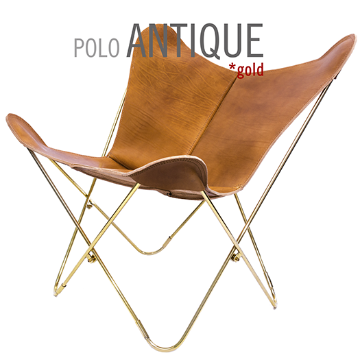 Polo Antique Butterfly Leather Chair