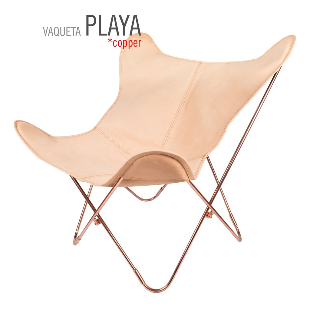 Vaqueta Playa Butterfly Leather Chair