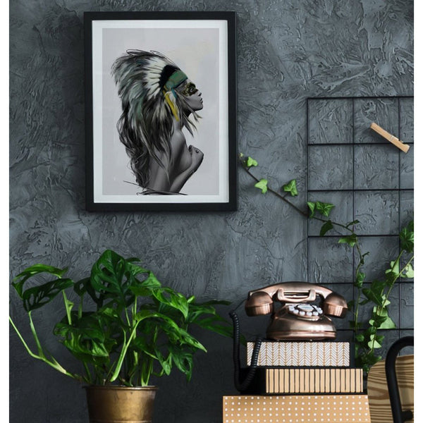 Headdress Art Print by Linn Wold