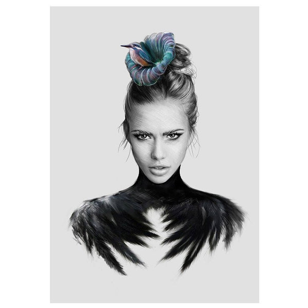 Hummingbird Art Print by Linn Wold