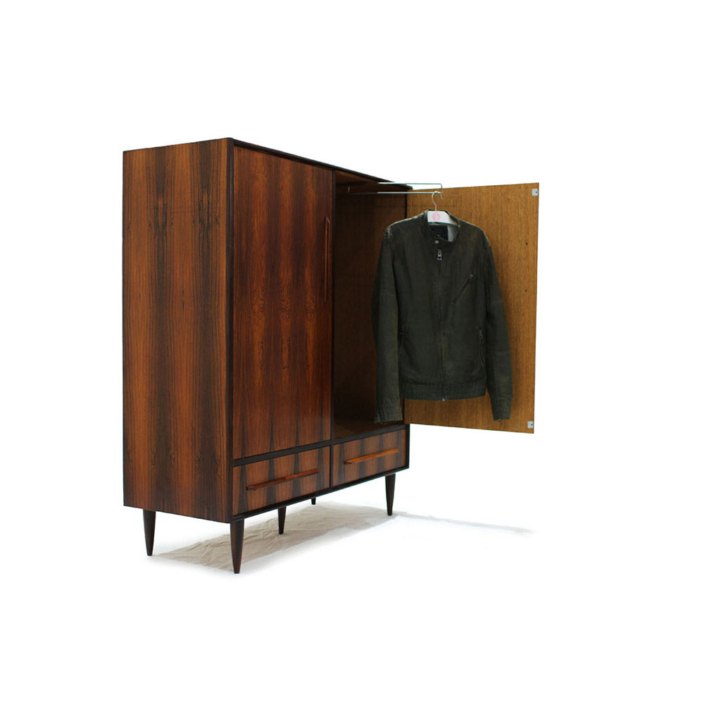 Mid Century Modern Rosewood Wardrobe