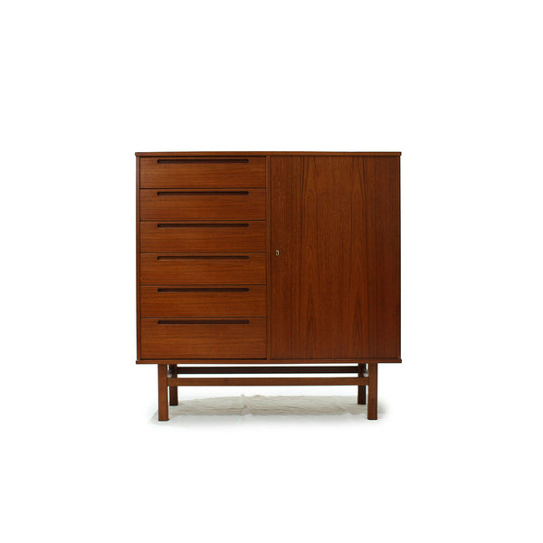 1960's Teak Gentleman's Cabinet Designed by Nils Jonnson
