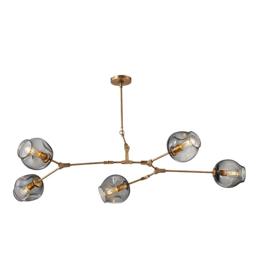 5 Globe Bubble Chandelier