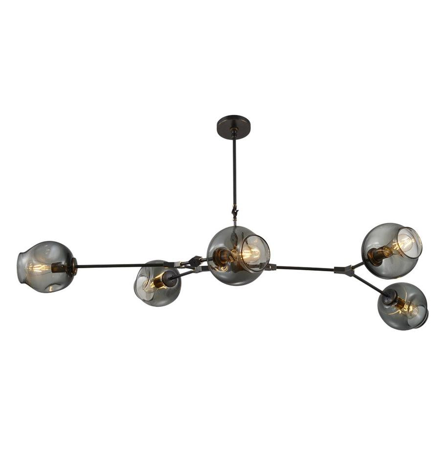 5 Globe Bubble Chandelier