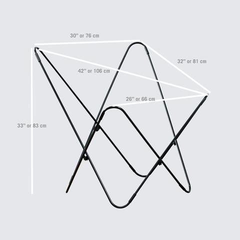 Vaqueta Playa Butterfly Leather Chair