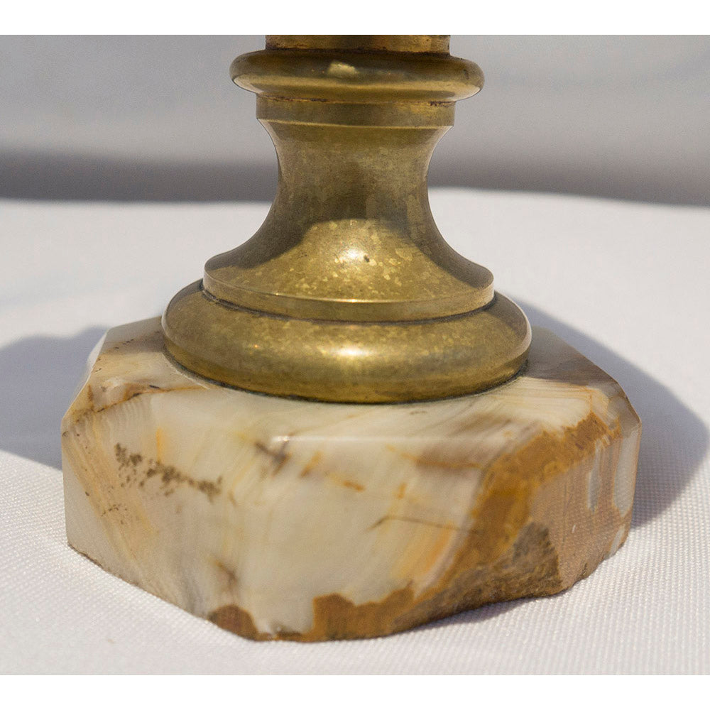 Gilt Bronze Sculpture by Jean Antoine Houdon - Le Baiser Donne ("The Kiss")