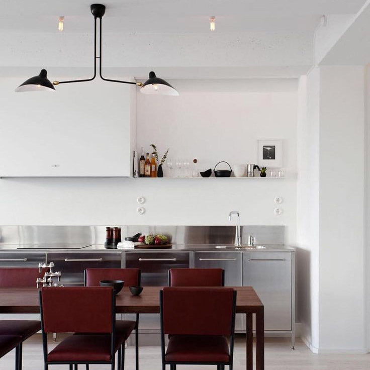 Sergio Two Arm Ceiling Light