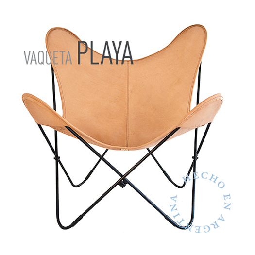 Vaqueta Playa Butterfly Leather Chair