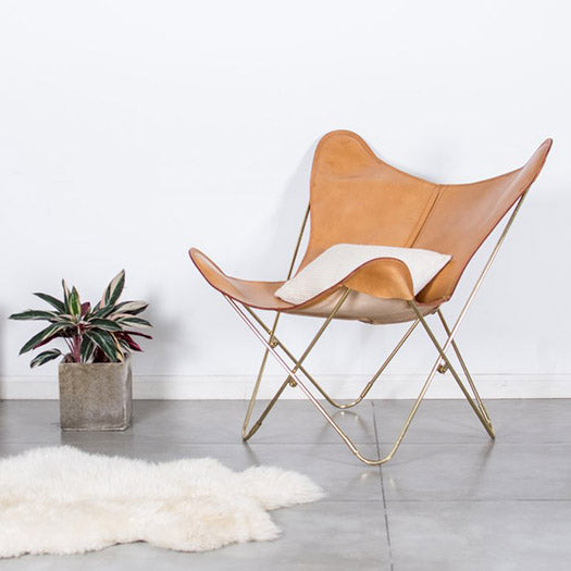 Polo Antique Butterfly Leather Chair