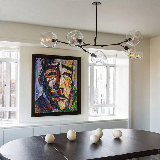 5 Globe Bubble Chandelier