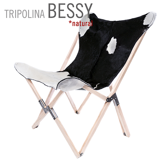 Tripolina Bessy Cowhide Leather Chair