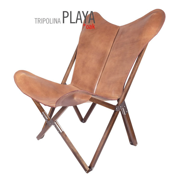 Tripolina Polo Playa Leather Chair