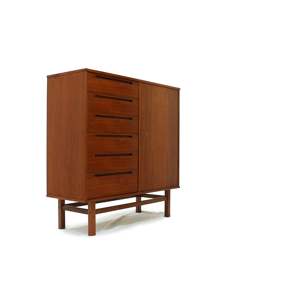 1960's Teak Gentleman's Cabinet Designed by Nils Jonnson