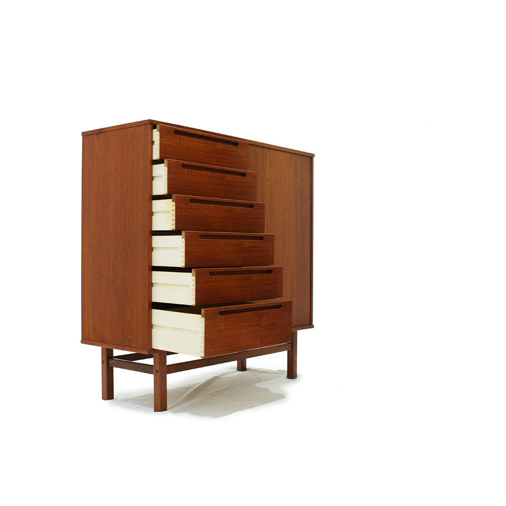 1960's Teak Gentleman's Cabinet Designed by Nils Jonnson