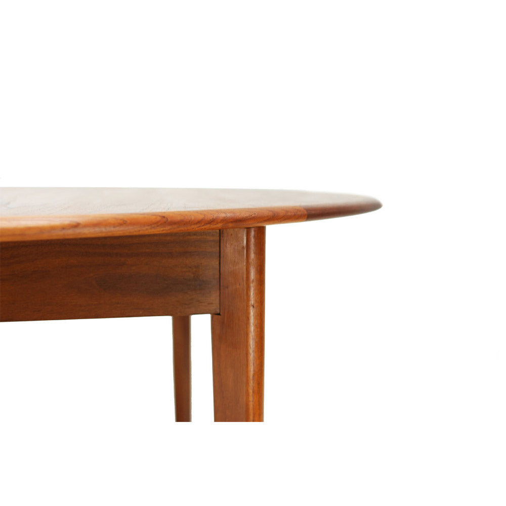 Extendable Oval Teak Dining Table