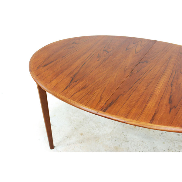 Extendable Oval Teak Dining Table