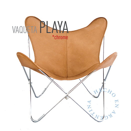 Vaqueta Playa Butterfly Leather Chair